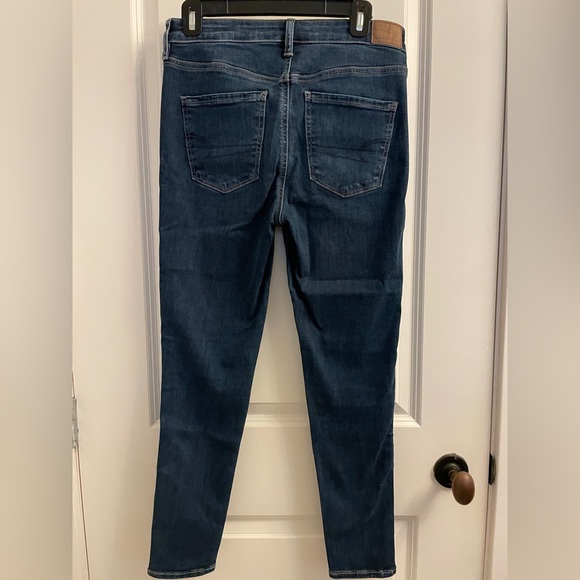 Women’s Blue Skinny Jeans with Stretch - Picture 2 of 4